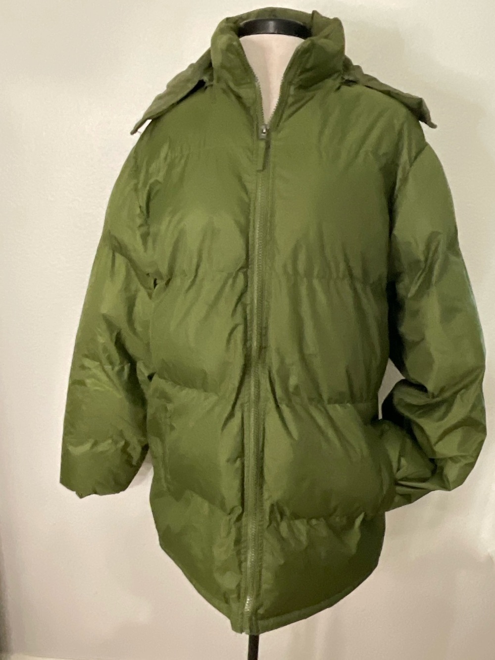Advance Sport Men’s XL Olive Green Hooded Puffer Jacket